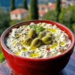 Creamy Feta and Green Olive Spread