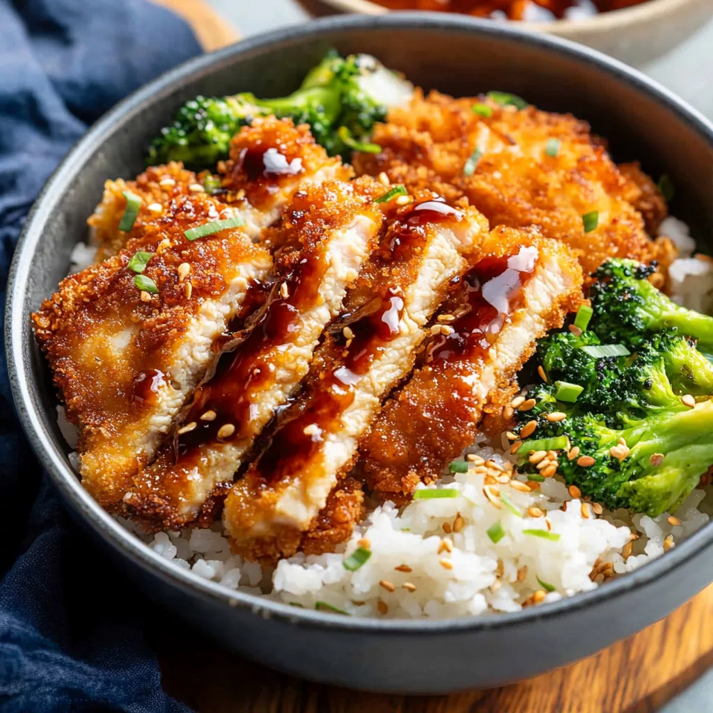 Katsu Chicken Rice Bowl