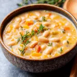 30 Minute Tuscan White Bean Soup