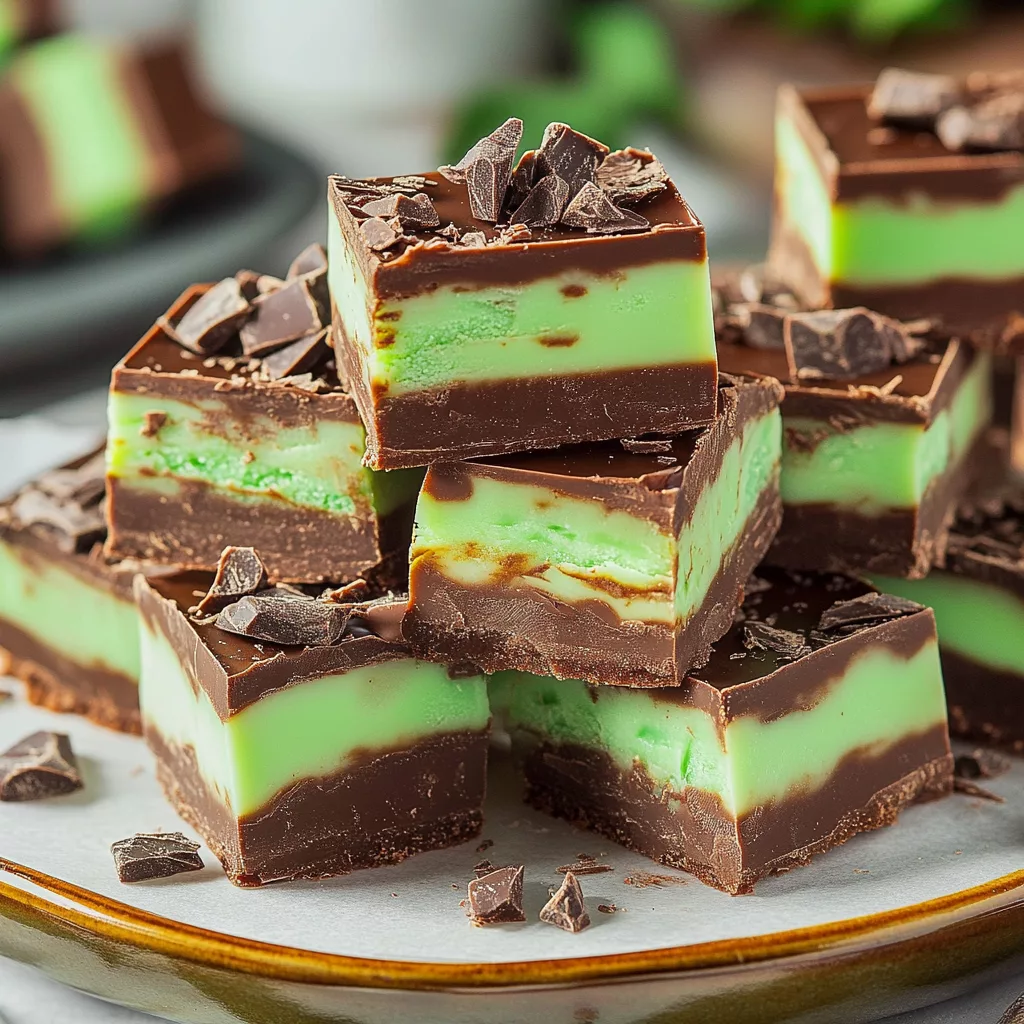 Andes Mint Chocolate Chip Fudge