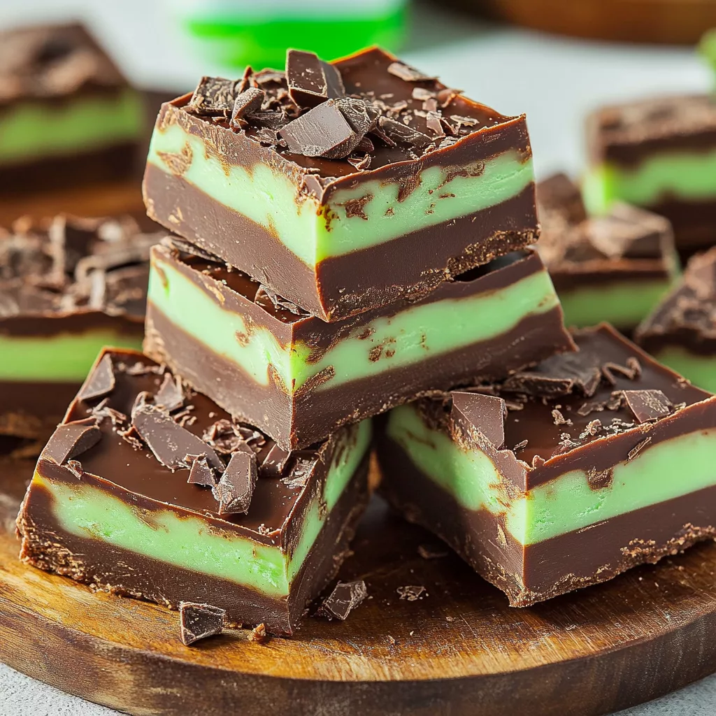 Andes Mint Chocolate Chip Fudge