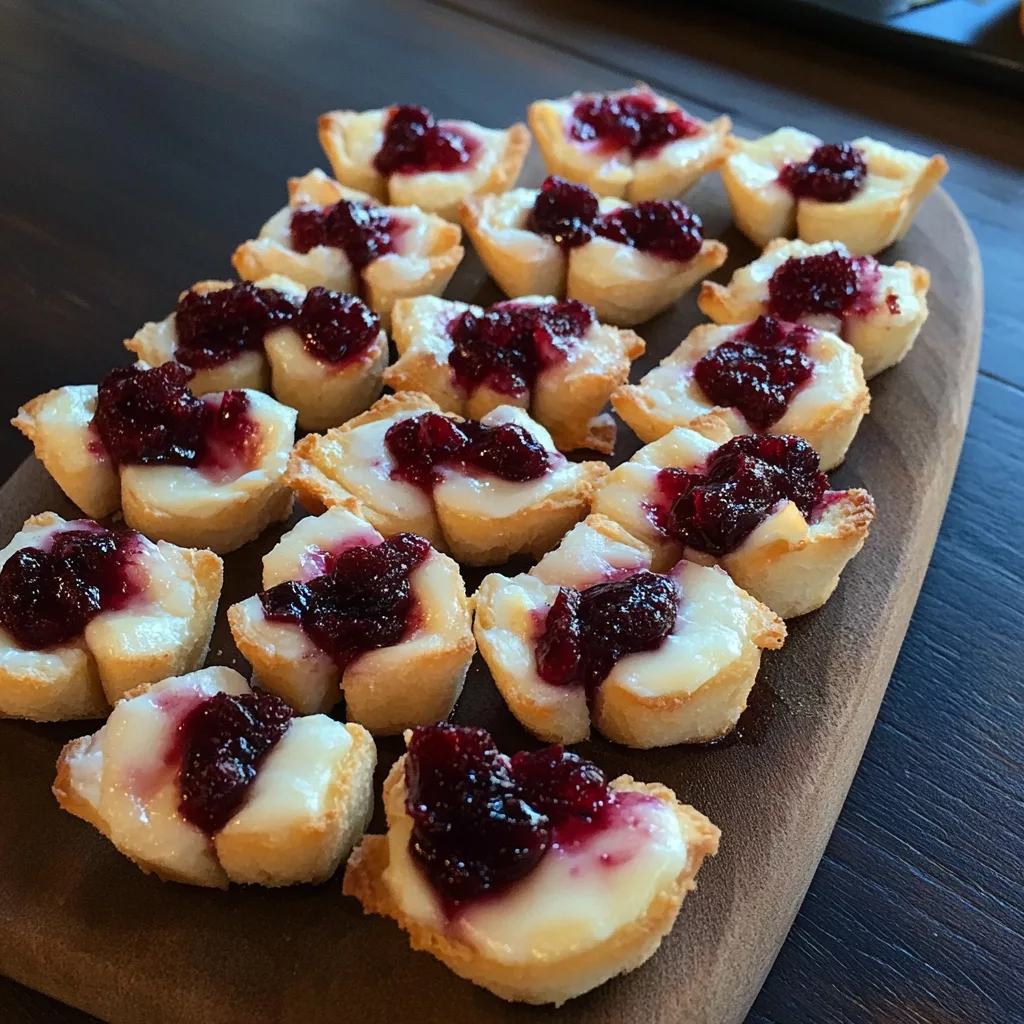 Cranberry Brie Bites