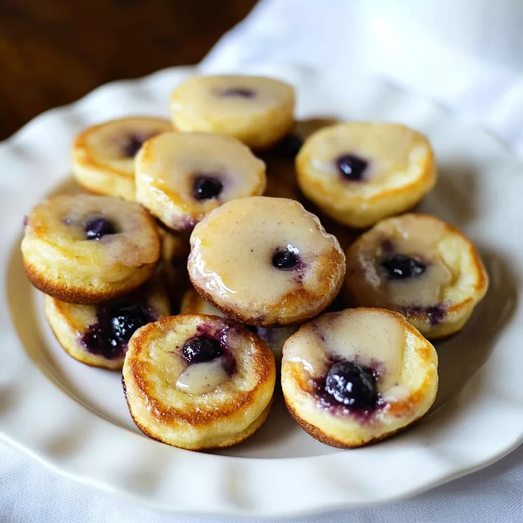 Blueberry Lemon Pancake Bites