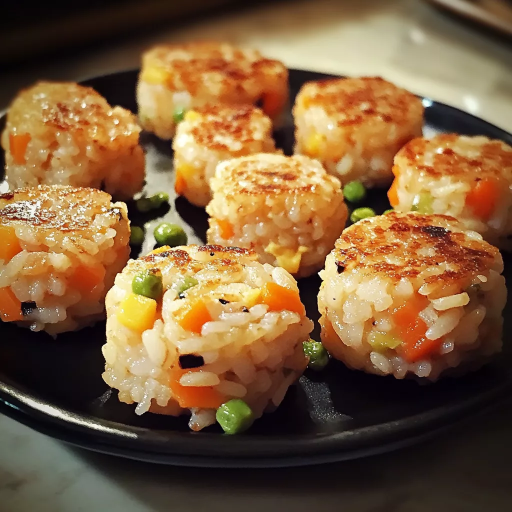 Chicken and Veggie Rice Bites