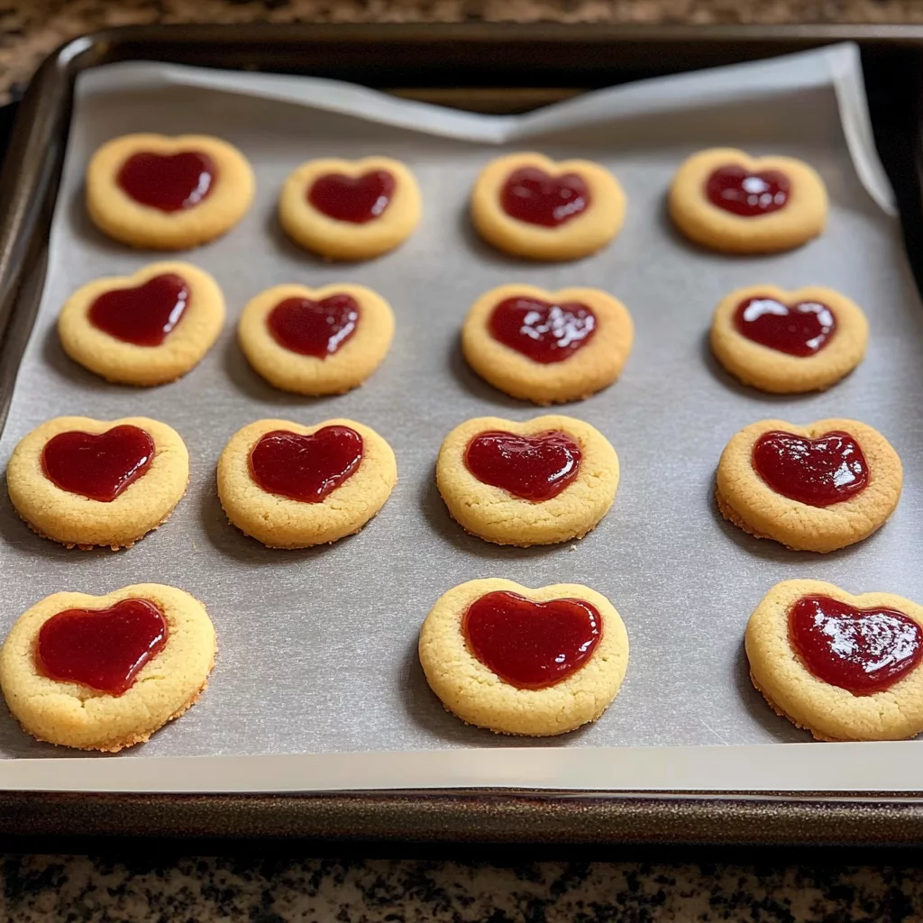 Heart Jam Cookies