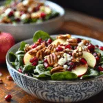 Christmas Salad with Honey Mustard Dressing