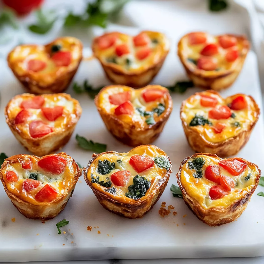 Heart Shaped Quiche