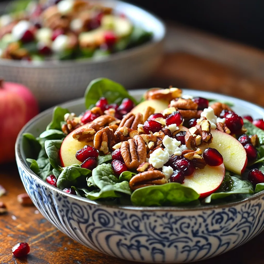 Christmas Salad with Honey Mustard Dressing