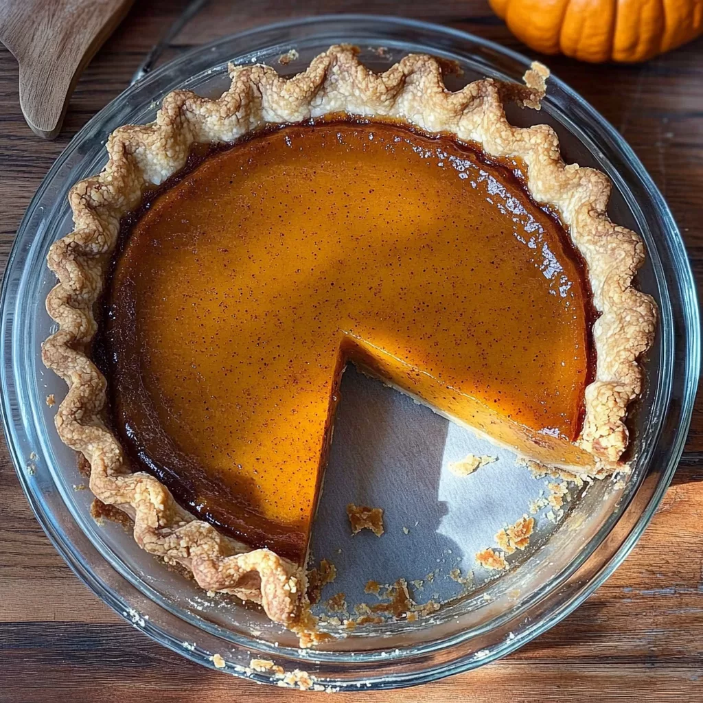 Pumpkin Pie Brûlée with Bourbon Vanilla