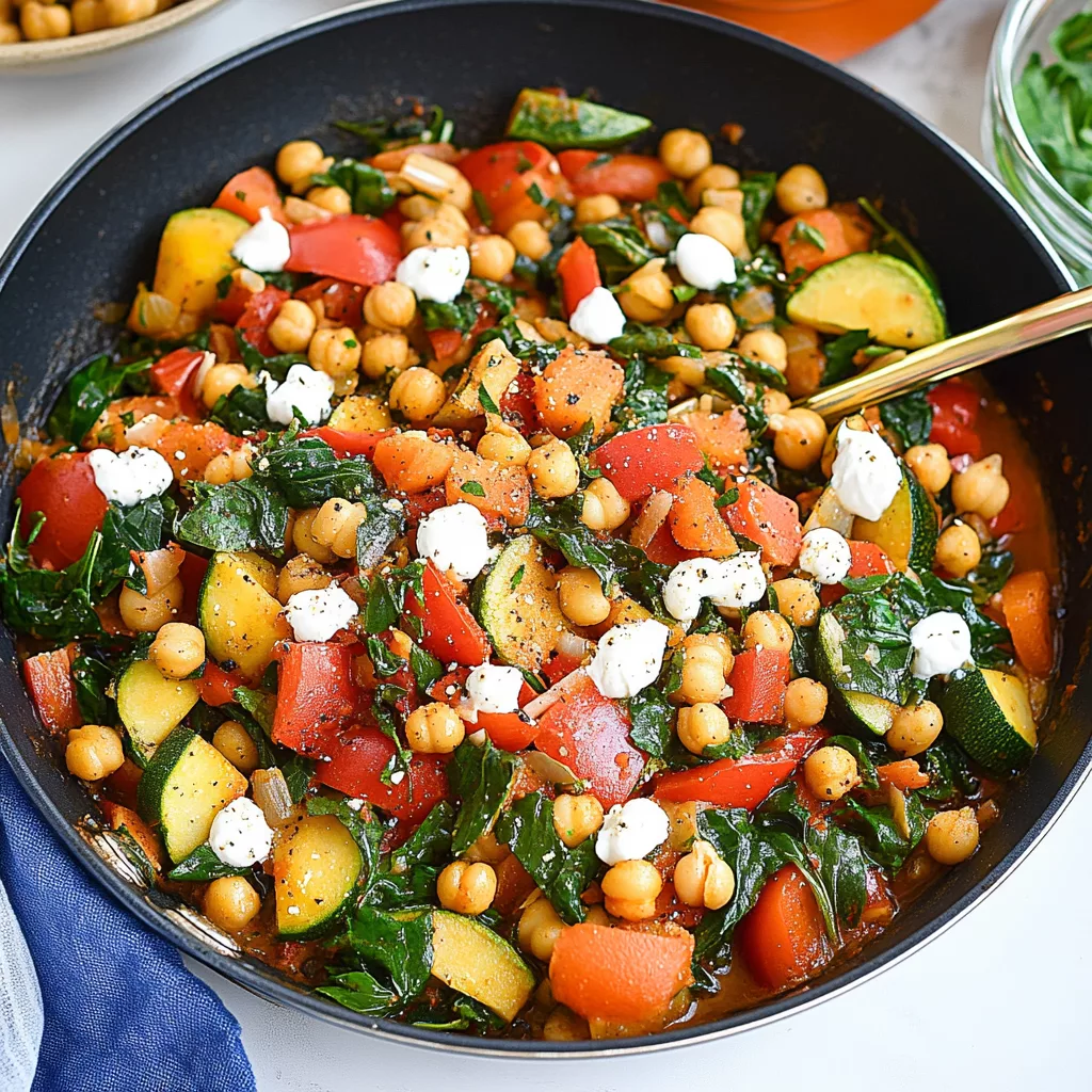 Mediterranean Chickpea Skillet