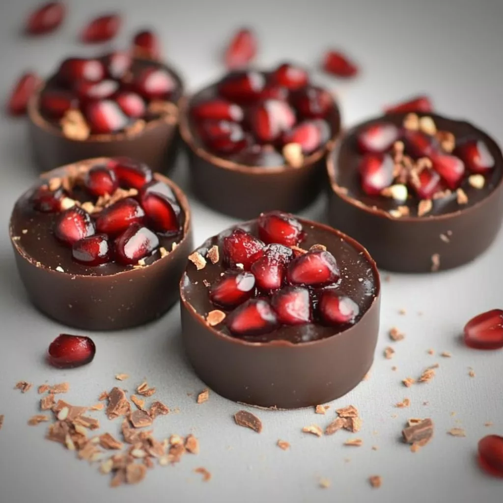 Pomegranate Dark Chocolate Bites