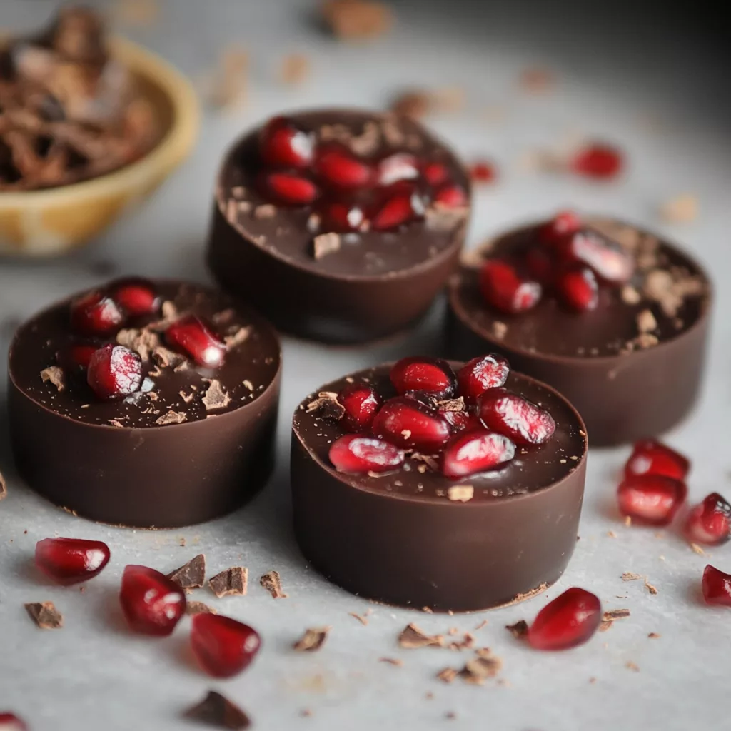 Pomegranate Dark Chocolate Bites