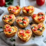 Heart Shaped Quiche