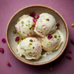 Pistachio Rose Water Ice Cream