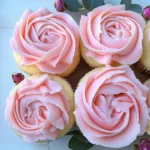 Flower Cupcakes with Coconut Milk Frosting