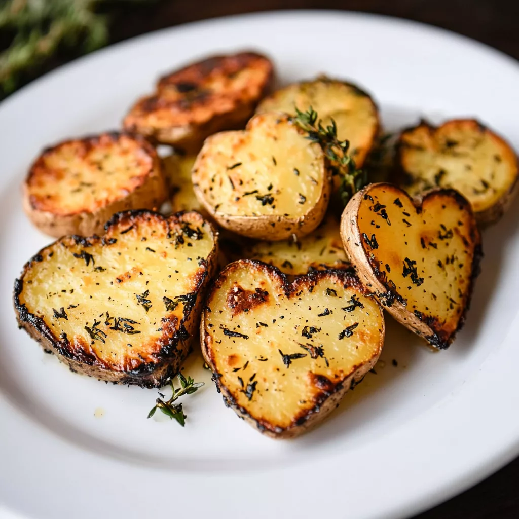 Roasted Heart Potatoes