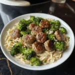 Chicken Sausage and Broccoli Orzo
