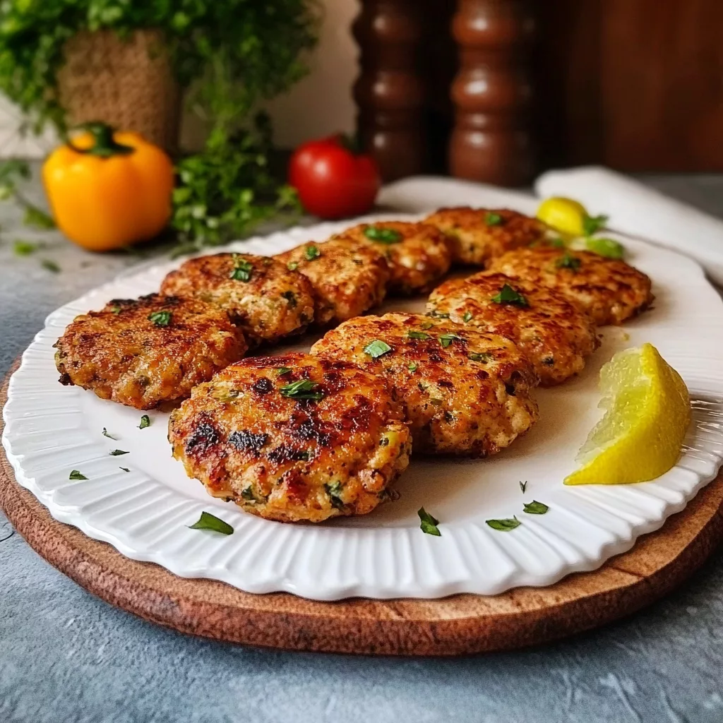 Mediterranean Chicken Patties