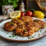 Mediterranean Chicken Patties
