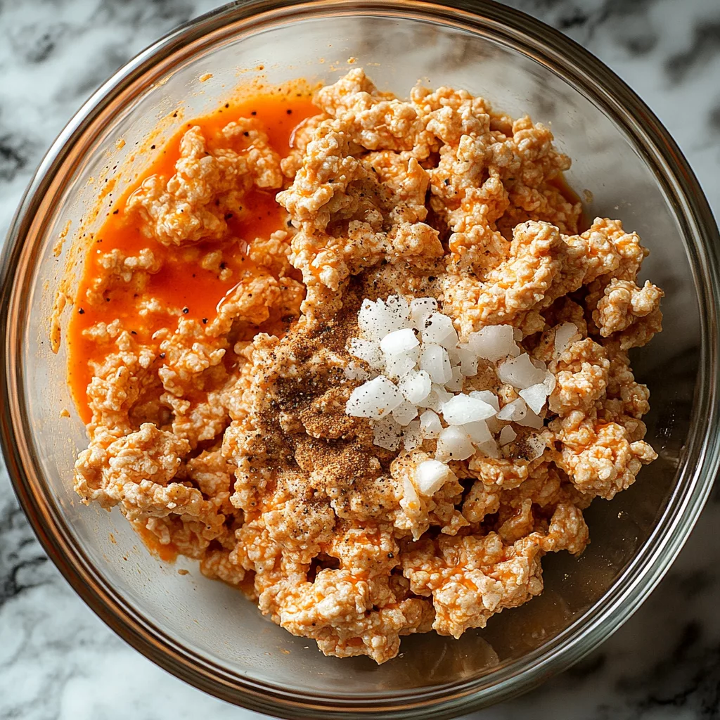 Buffalo Chicken Bacon Mozzarella Bombs