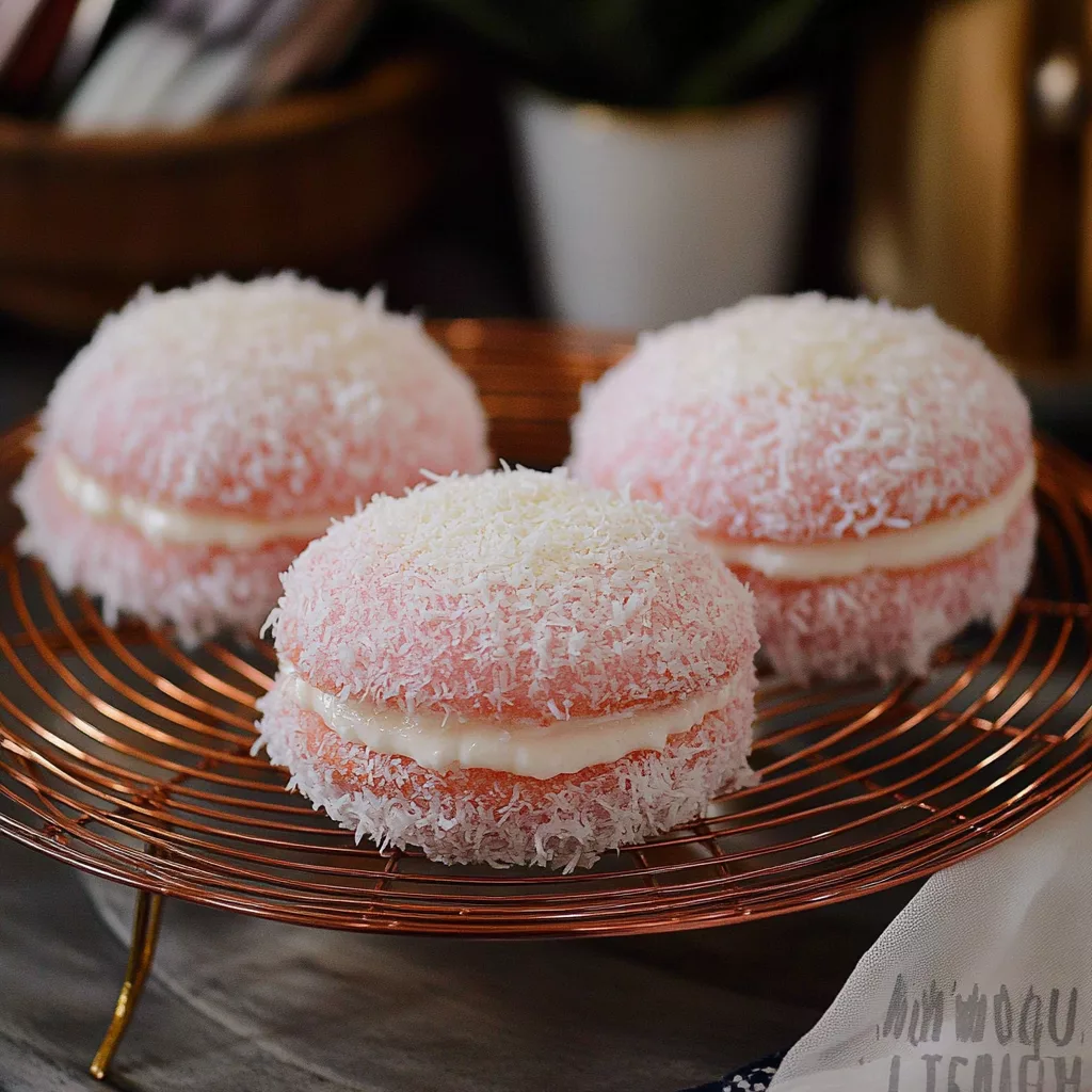 Old Fashioned Pink Jelly Cakes