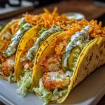 Dill Pickle Ranch Smash Chicken Tacos