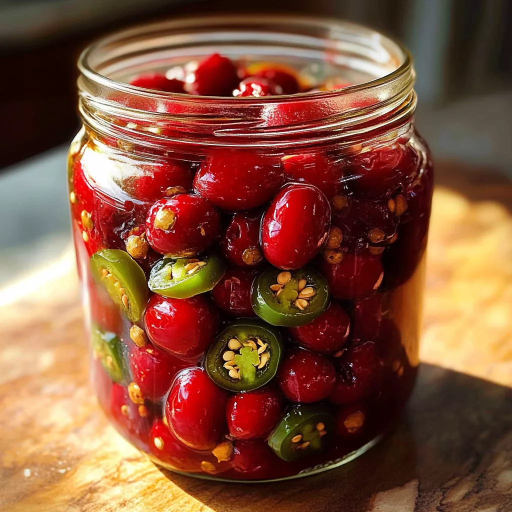 Sweet & Spicy Cranberry Jalapeño Cowboy Candy