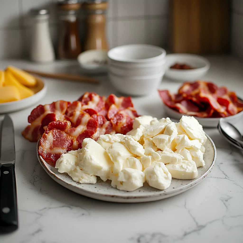 Buffalo Chicken Bacon Mozzarella Bombs