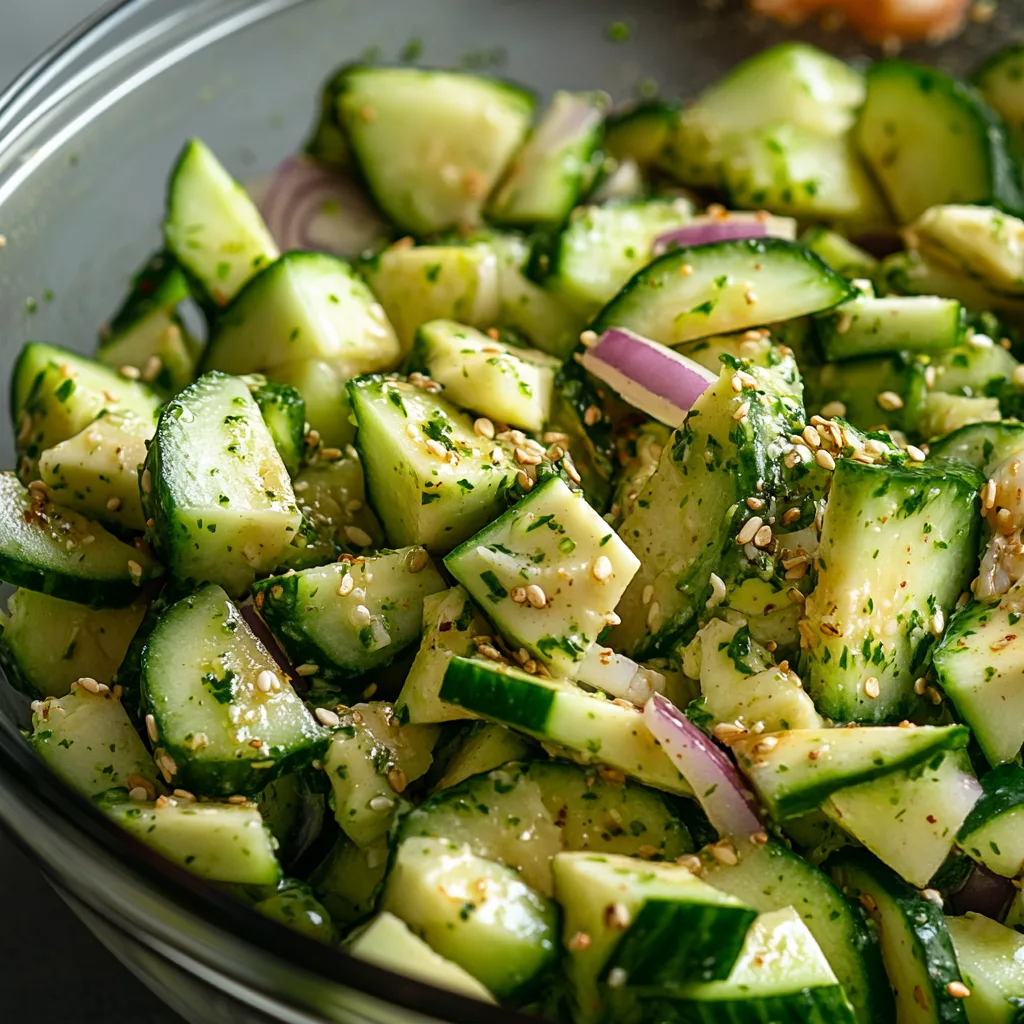 Sushi Cucumber Salad