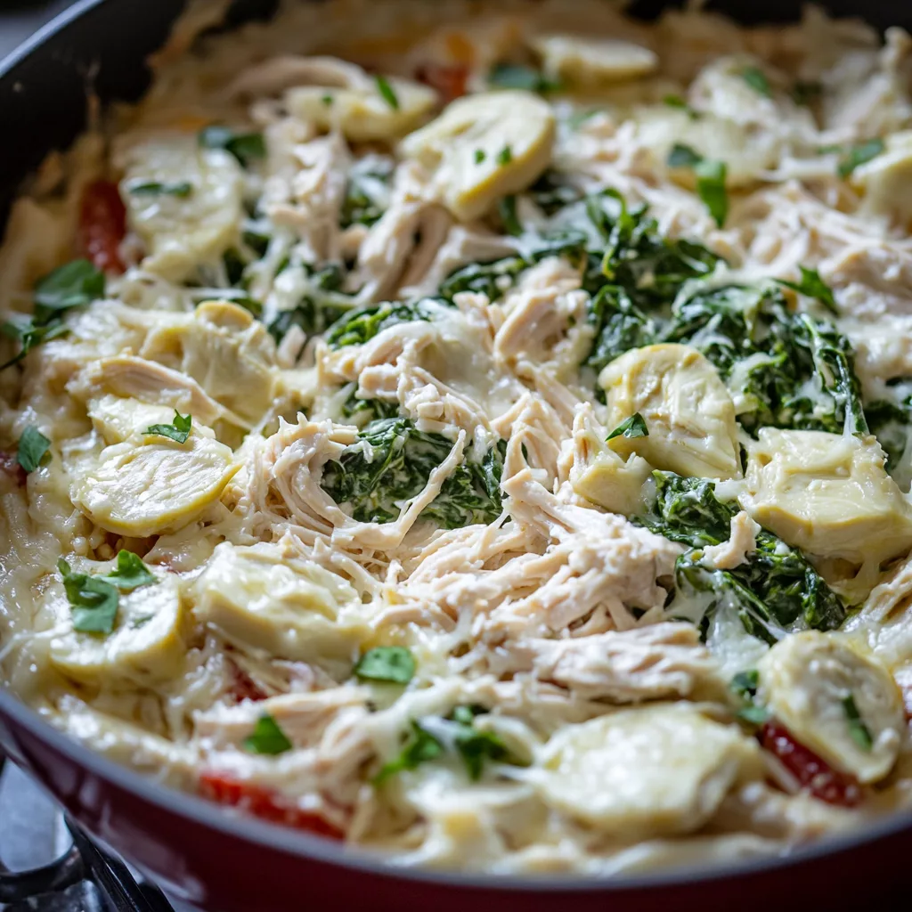 Spinach and Artichoke Chicken Casserole