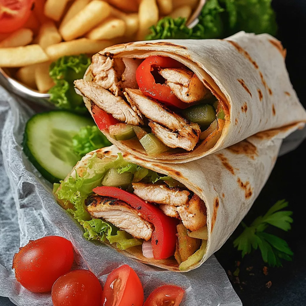 Chicken Shawarma with Garlic Sauce
