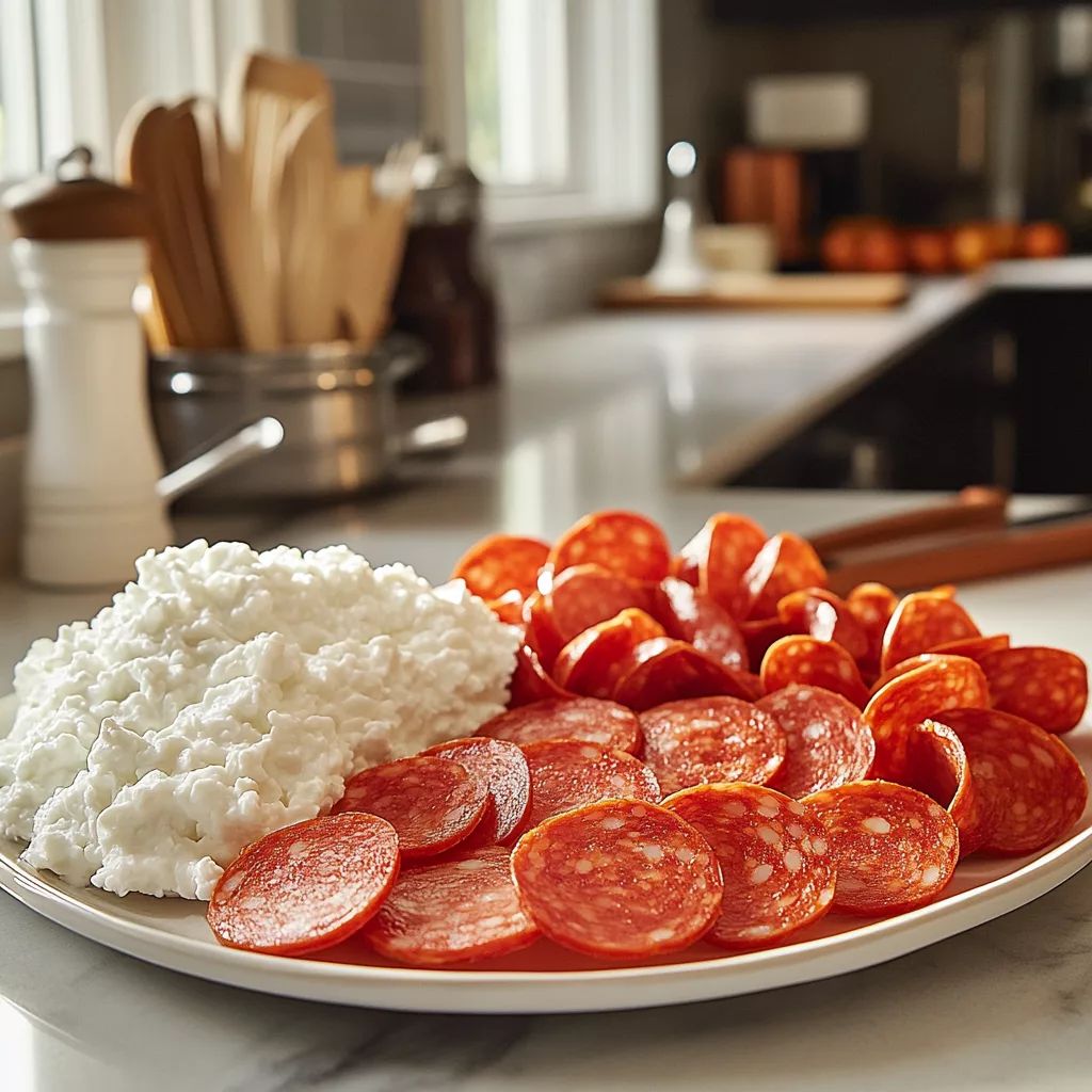 Pizza Style Cottage Cheese Bake