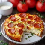 Pizza Style Cottage Cheese Bake