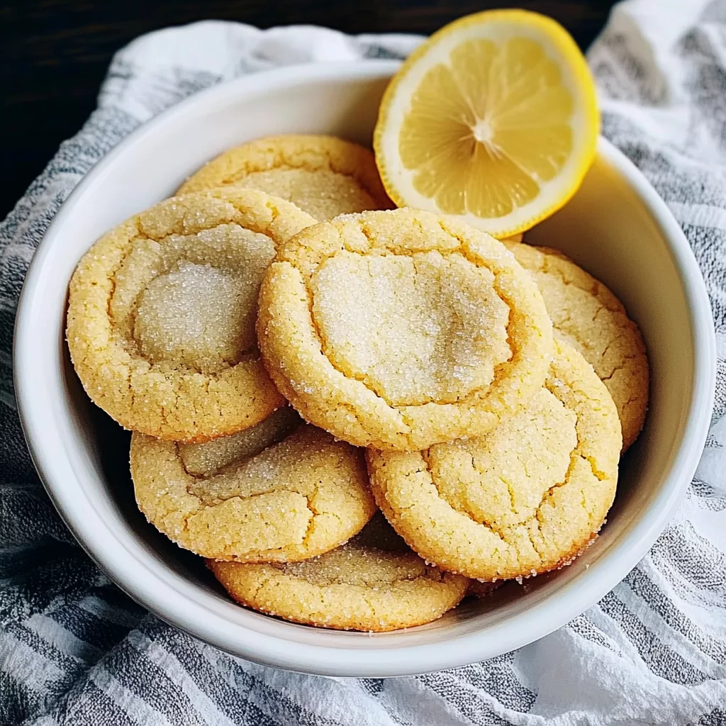 Lemon Sugar Cookies