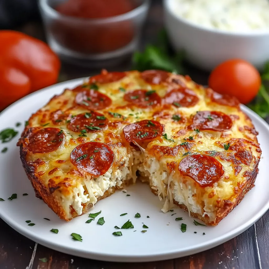 Pizza Style Cottage Cheese Bake