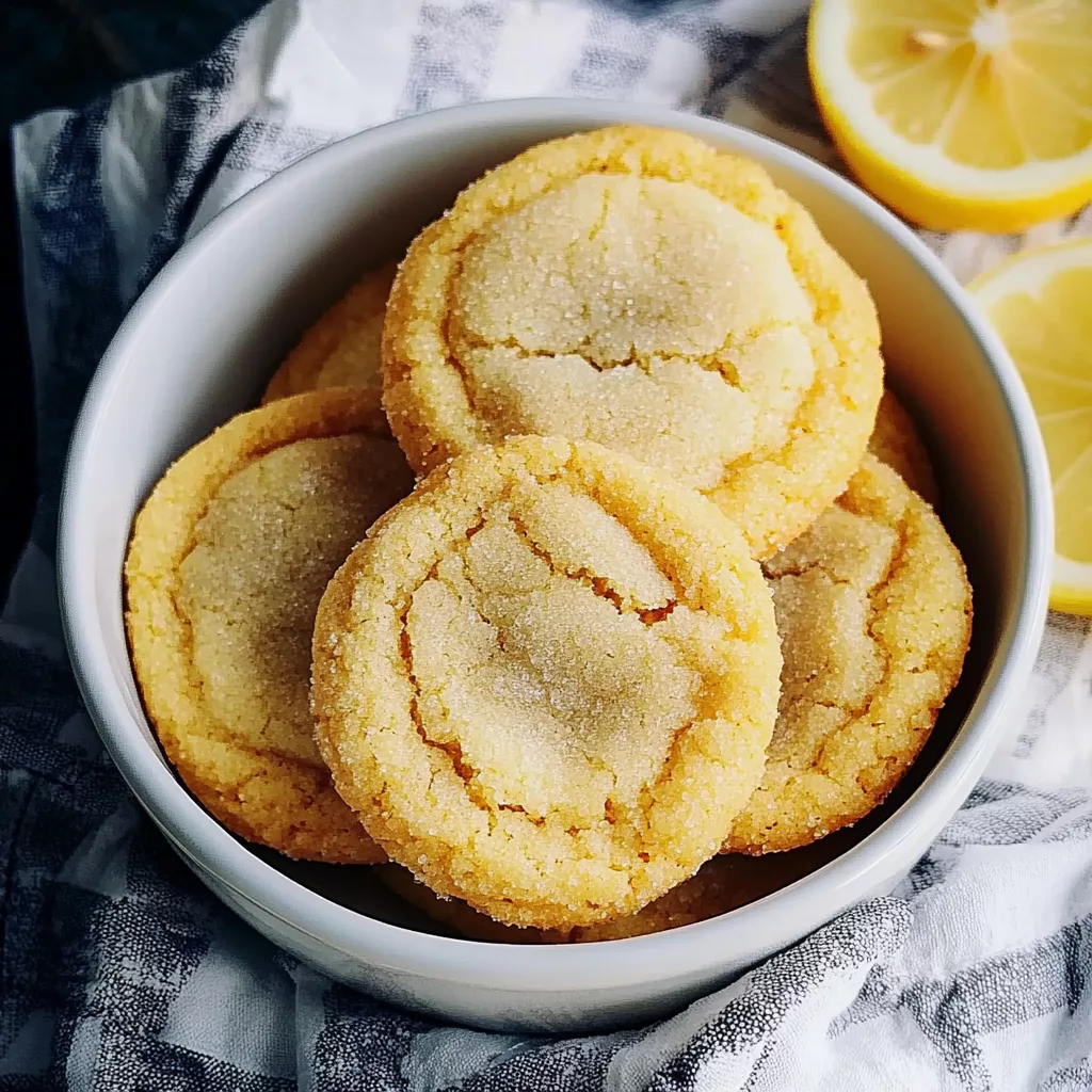 Lemon Sugar Cookies