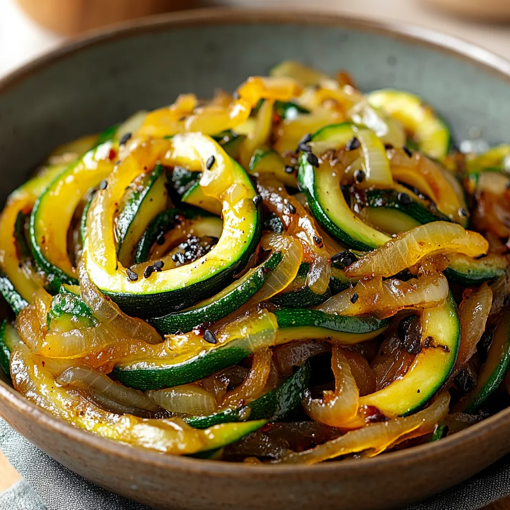 Japanese Zucchini Onion