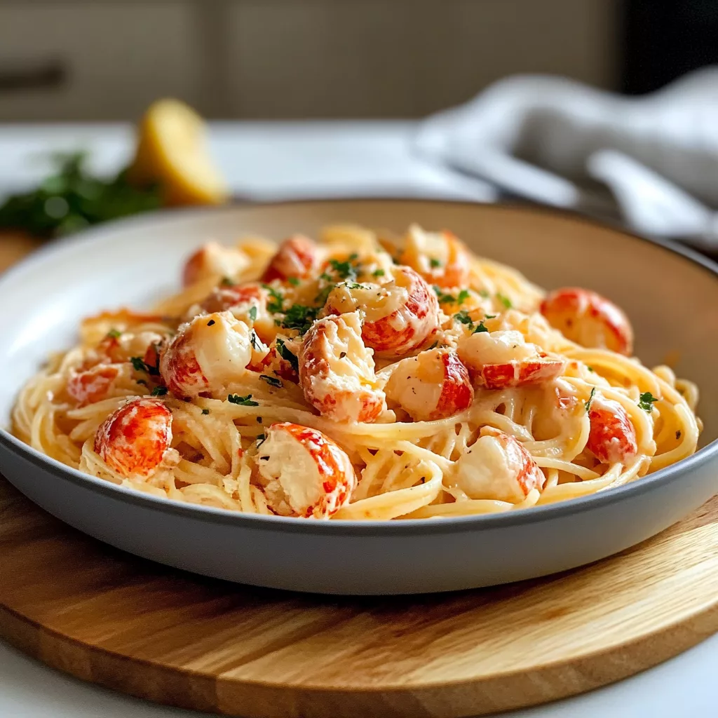 Buttered Lobster Pasta