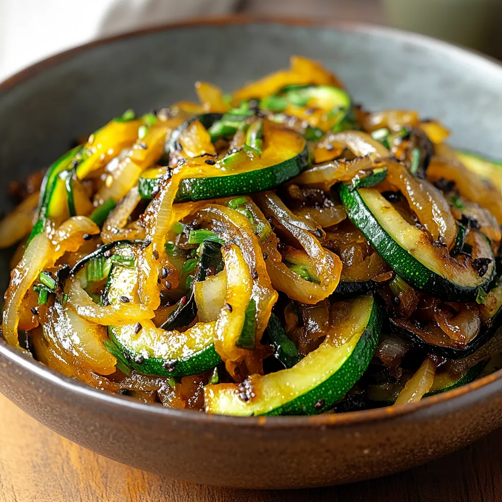 Japanese Zucchini Onion
