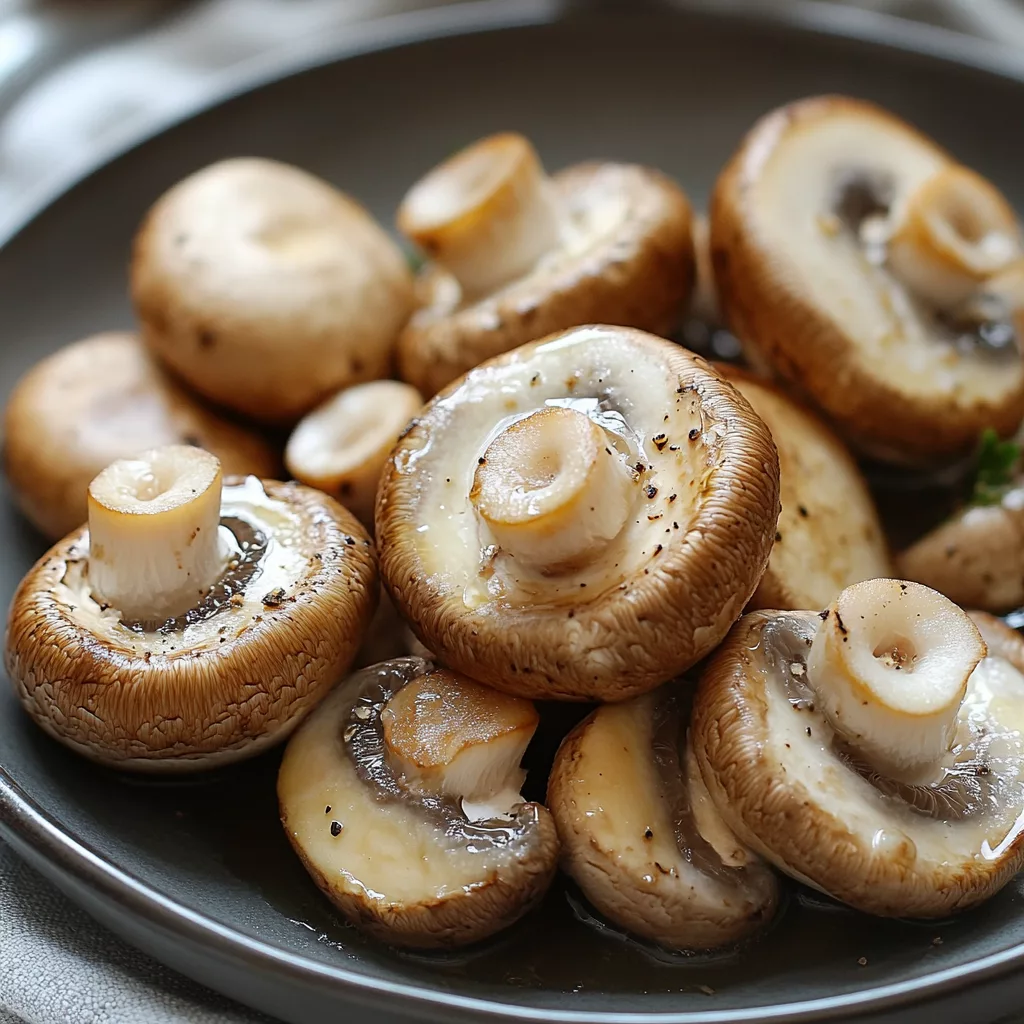 Stuffed Mushrooms Recipe with Creamy Parmesan Filling