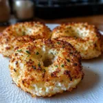 Garlic Parmesan Cottage Cheese Bagels