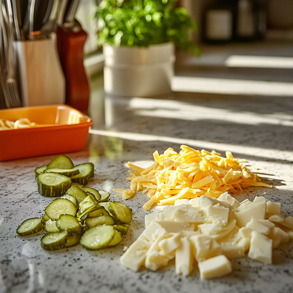 Hot and Cheesy Fried Pickle Dip