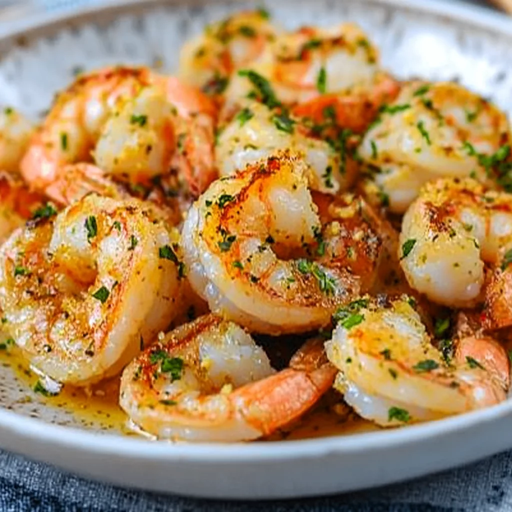 Garlic Parmesan Roasted Shrimp