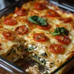 White Chicken Caprese Lasagna