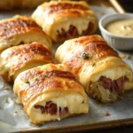 Keto Reuben Roll Ups