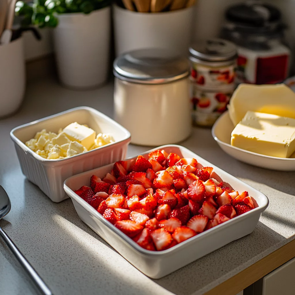 Strawberry Dessert Bruschetta