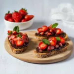 Strawberry Dessert Bruschetta