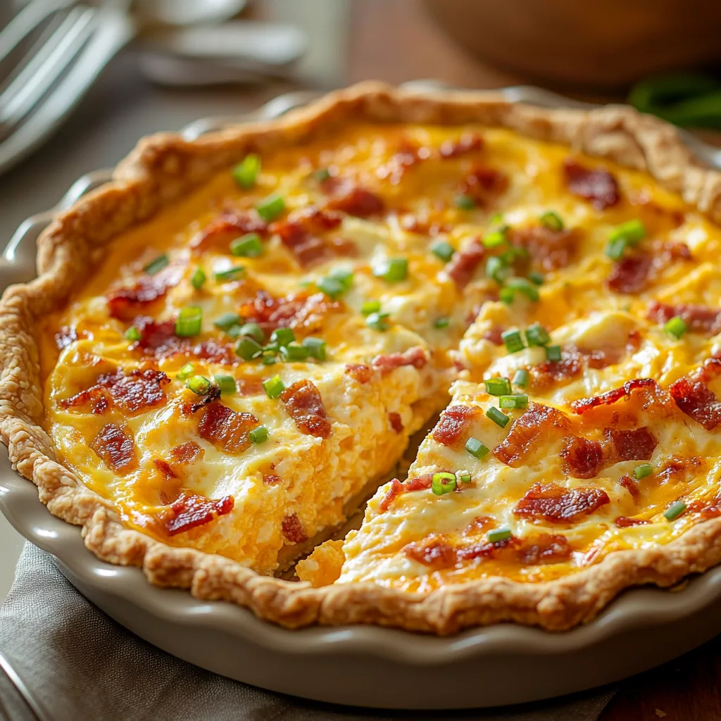 crustless ricotta quiche