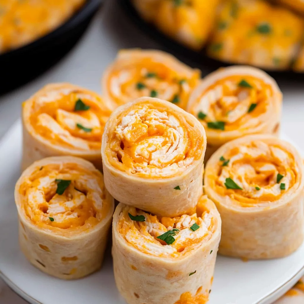Buffalo Chicken Pinwheels