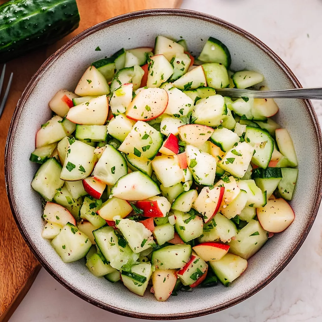 Cucumber Apple Salad